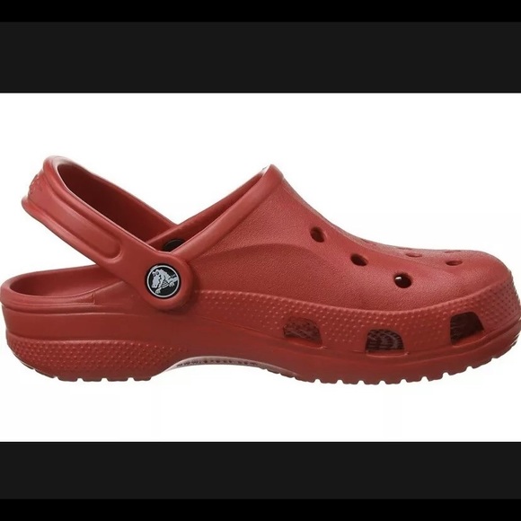 Crocs Baya Red Clogs Slip On Classics Slide